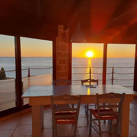 펜션 Ferienhaus Mit Terrassen Und Traumhaftem Blick Aufs
