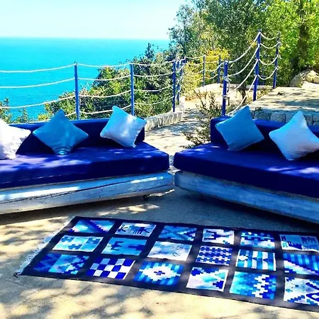 펜션 Ferienhaus Mit Terrassen Und Traumhaftem Blick Aufs